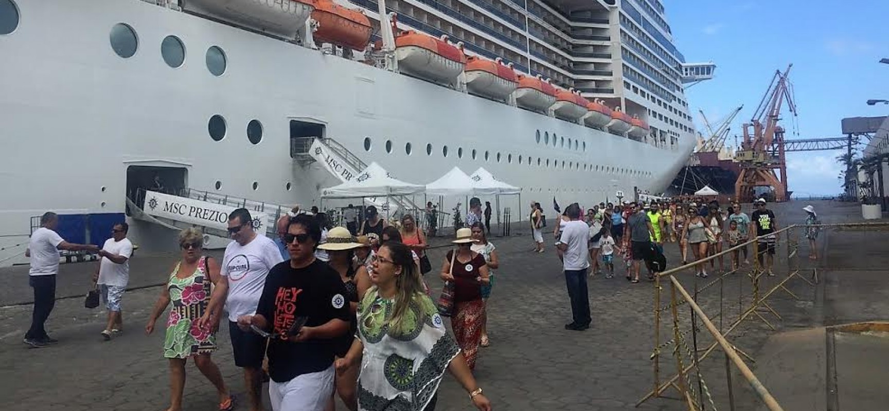 Setur investe no receptivo aos turistas de transatlânticos no Porto de Ilhéus