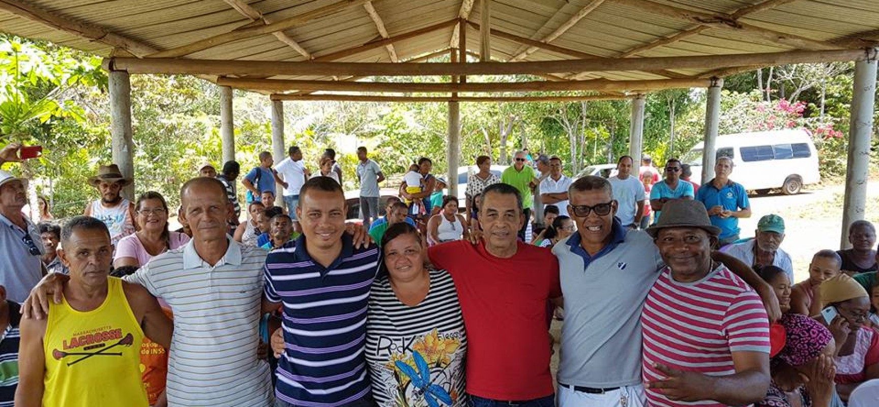 O Presidente do PDT de Ilhéus esteve em Serra Grande para reunião no Ecovila