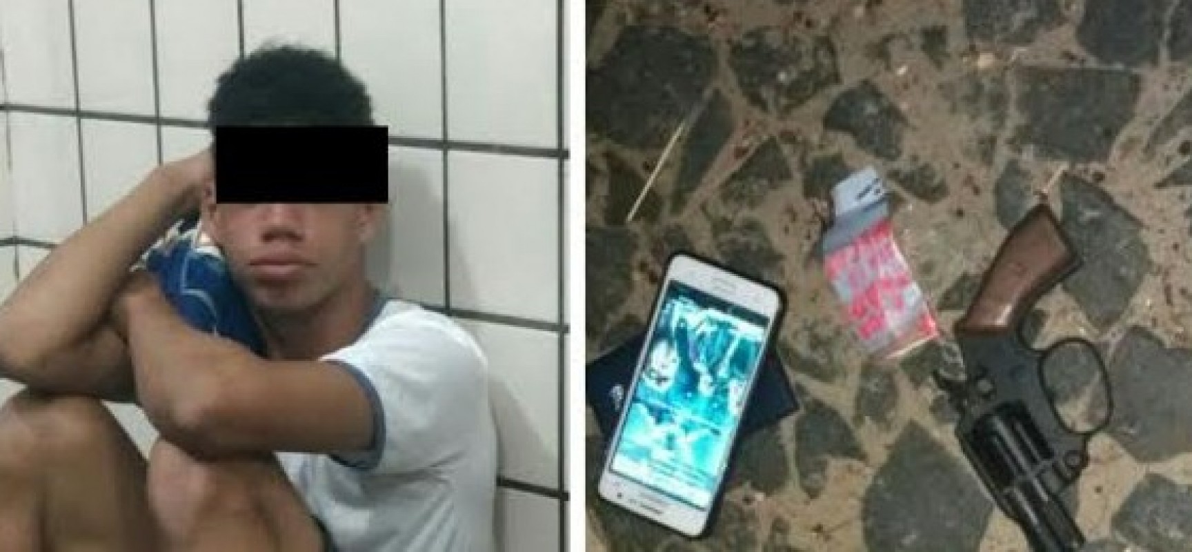 68ª CIPM APREENDE SIMULACRO DE REVÓLVER NA AV SOARES LOPES