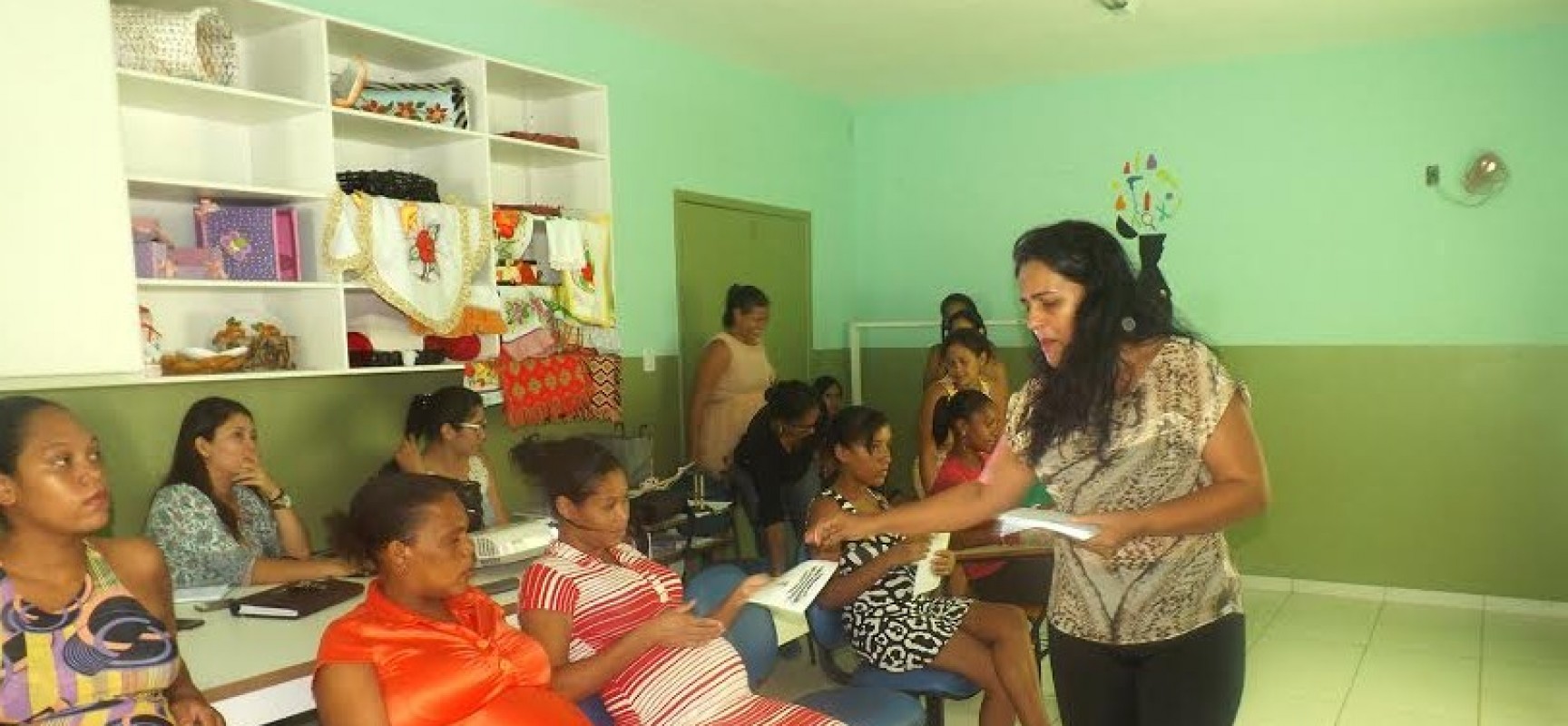 Gestantes de Ibicaraí participam de oficina de shantala