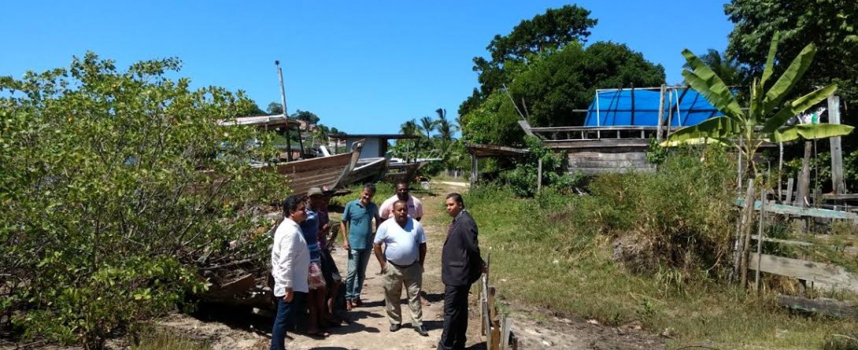 Prefeito visita área do novo estádio,  centro de canoagem e creche