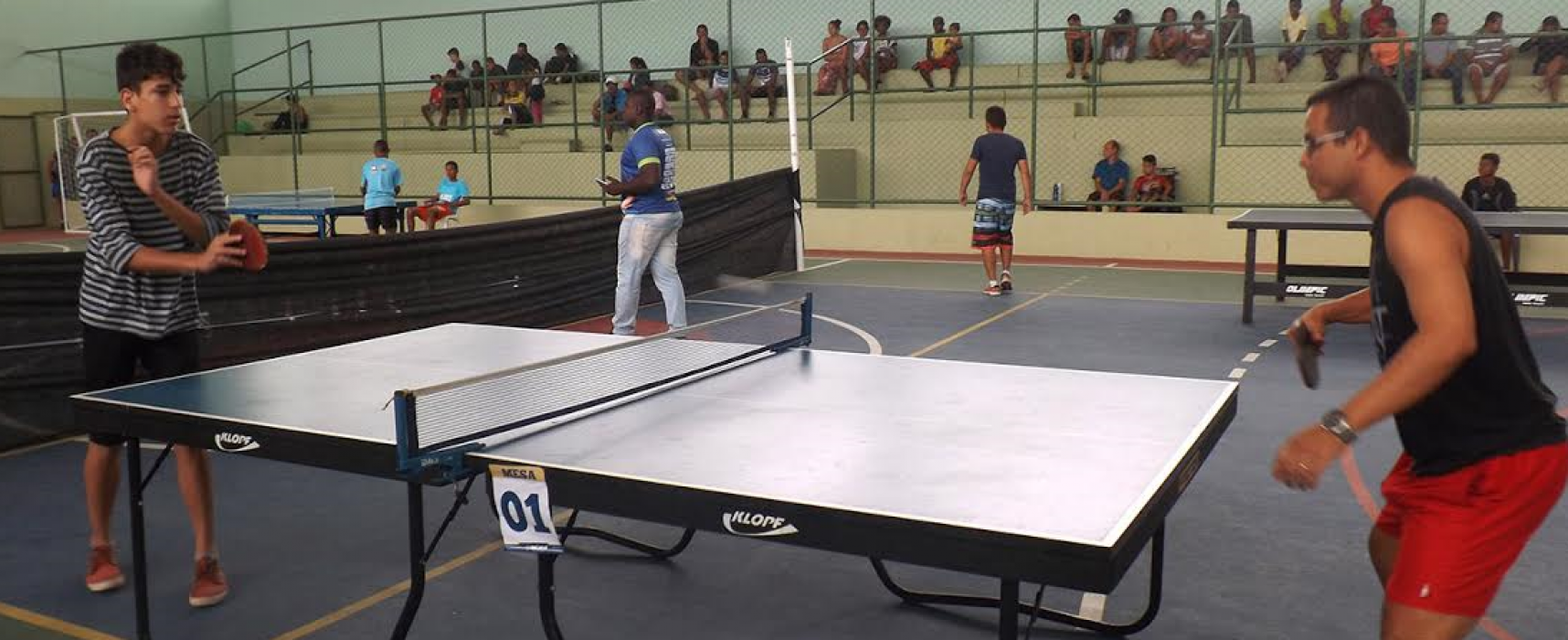 Ginásio de Esportes de Ibicaraí é reaberto com torneio de Tênis de Mesa
