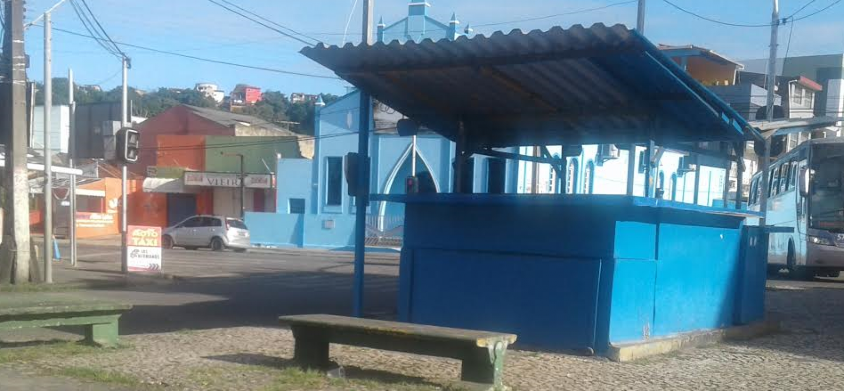 Praça Jorge Maia, uma verdadeira vergonha no Malhado, em Ilhéus