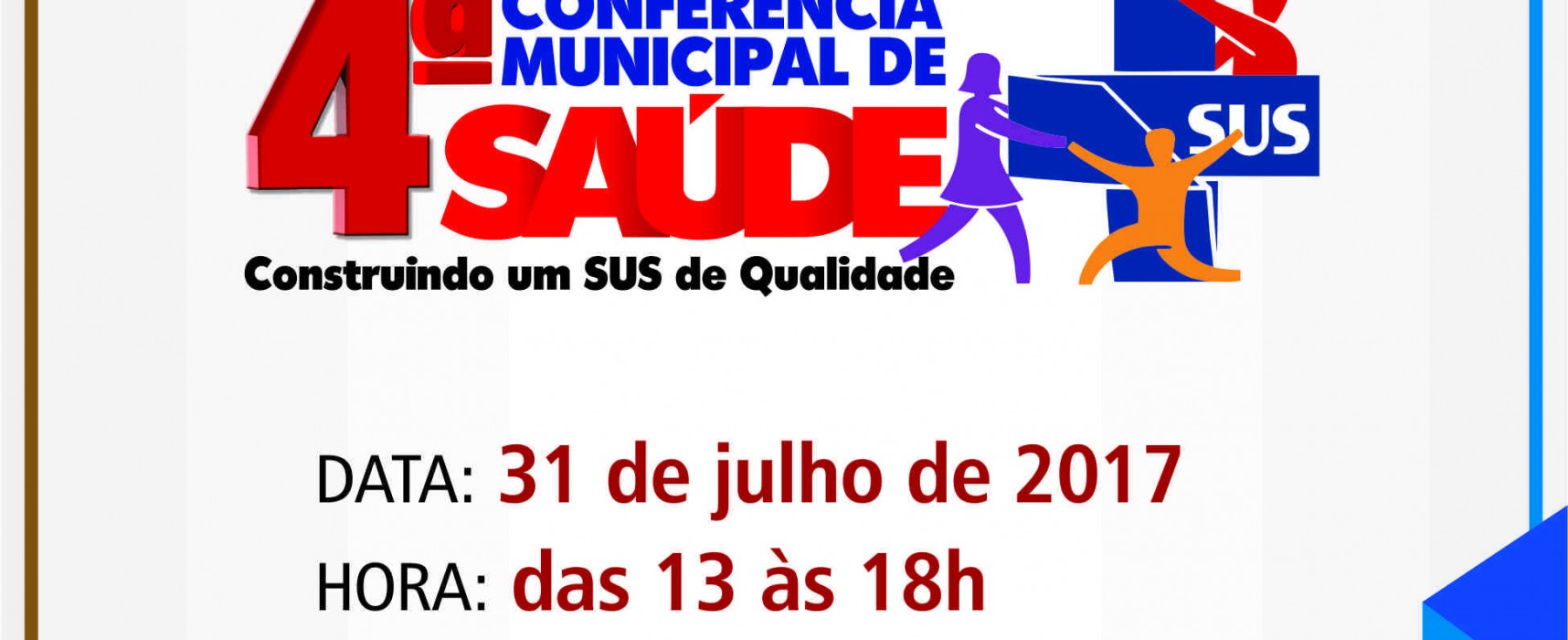 1ª Conferência de Vigilância em Saúde e 4ª Conferência Municipal de Saúde acontecem na segunda (31), em Ibicaraí