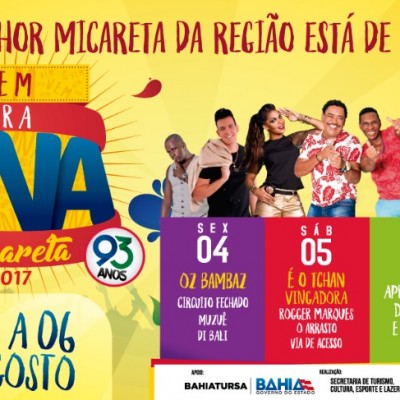 É O Tchan, Vingadora e Oz Bambaz animam micareta de Una