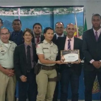 Equipe do Proerd participa de sessão da Câmara de Ilhéus