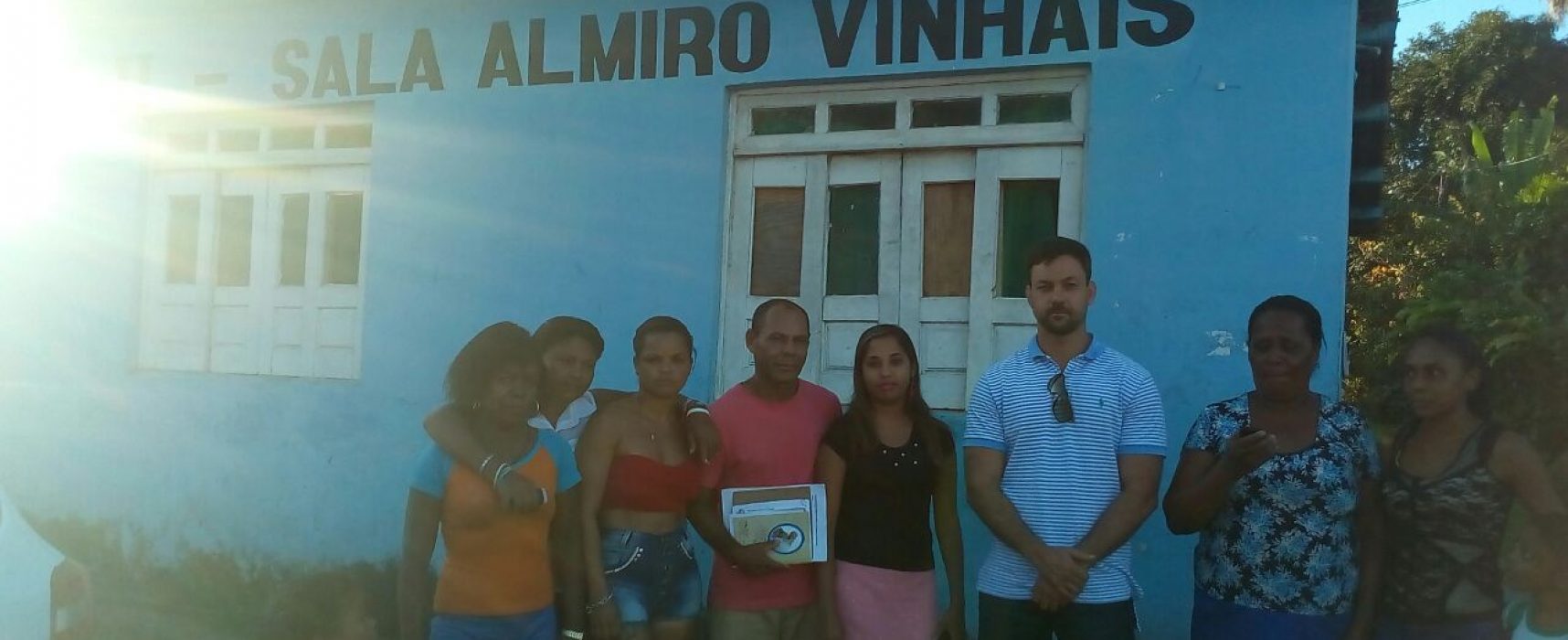 Lukas Paiva visita escola em Ponta do Ramo e cobra melhorias ao Governo