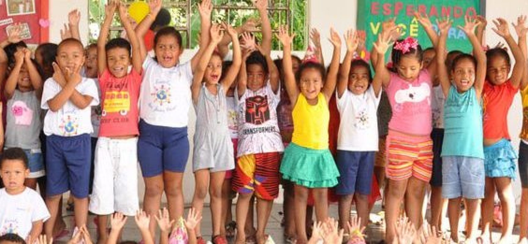 Alegria traduz a semana da criança da Escola São João Bosco