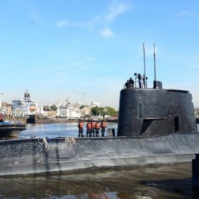 Argentina mantém buscas por submarino desaparecido com 44 tripulantes