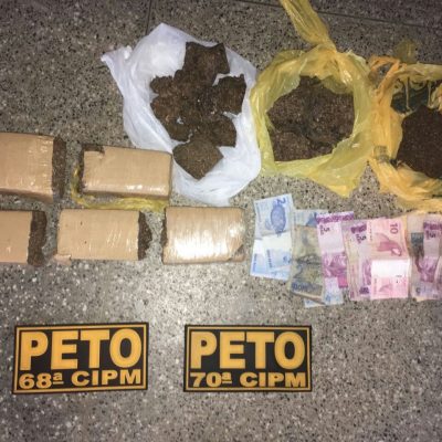 68ª CIPM APREENDE 3.2 KG DE MACONHA NO BAIRRO CONQUISTA