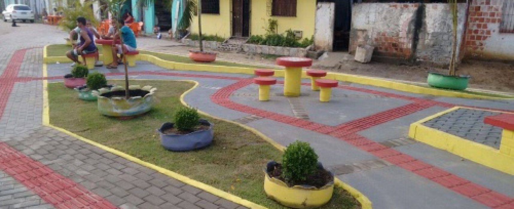 Sambaituba é beneficiada com construção de praça