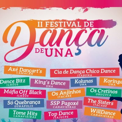 Festival de Dança de Una vai mobilizar dançarinos da região sul do estado