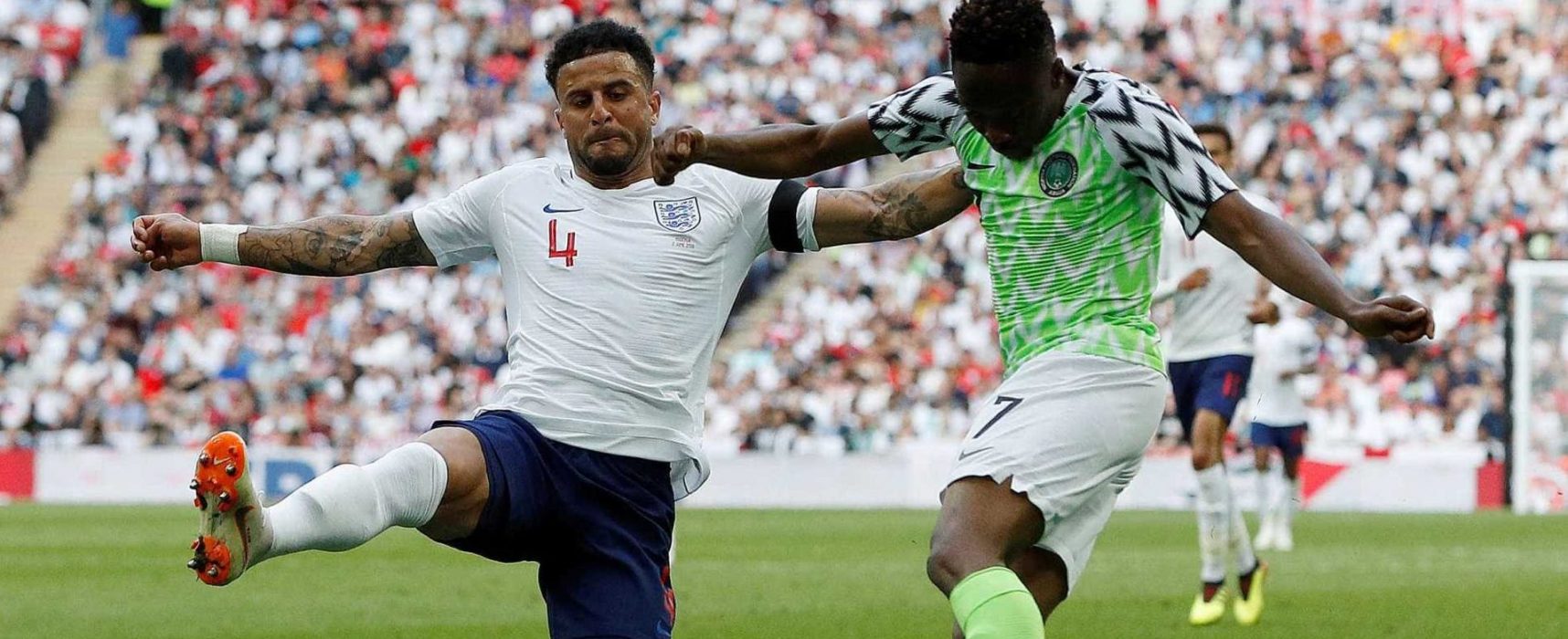 Com Wembley cheio, Inglaterra sofre pra vencer Nigéria em amistoso