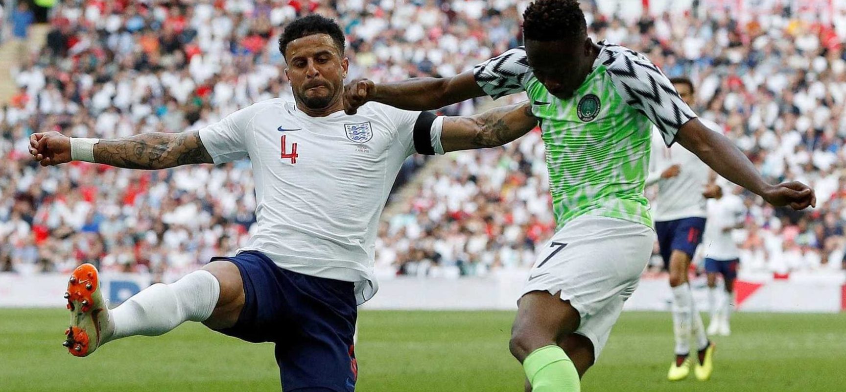 Com Wembley cheio, Inglaterra sofre pra vencer Nigéria em amistoso