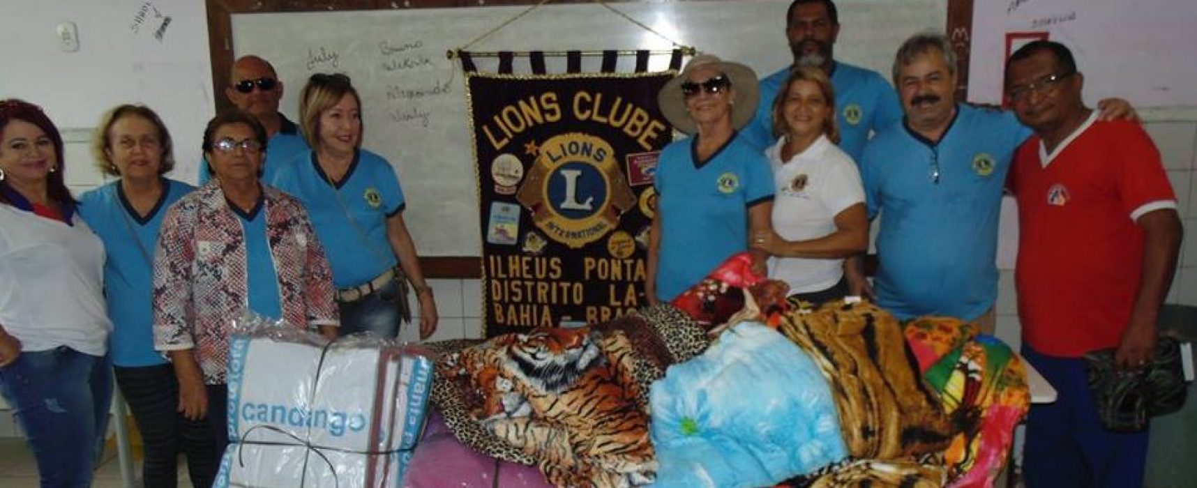 Lions Clube Pontal realiza doação de cobertores
