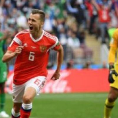 RÚSSIA GOLEIA ARÁBIA SAUDITA EM ABERTURA DA COPA DO MUNDO