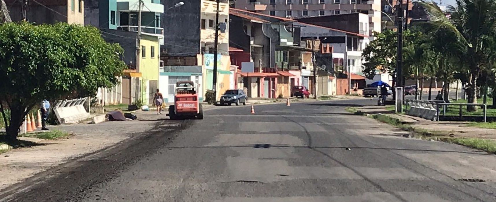 Iniciada obra de recapeamento  asfáltico em ruas e avenidas de Ilhéus