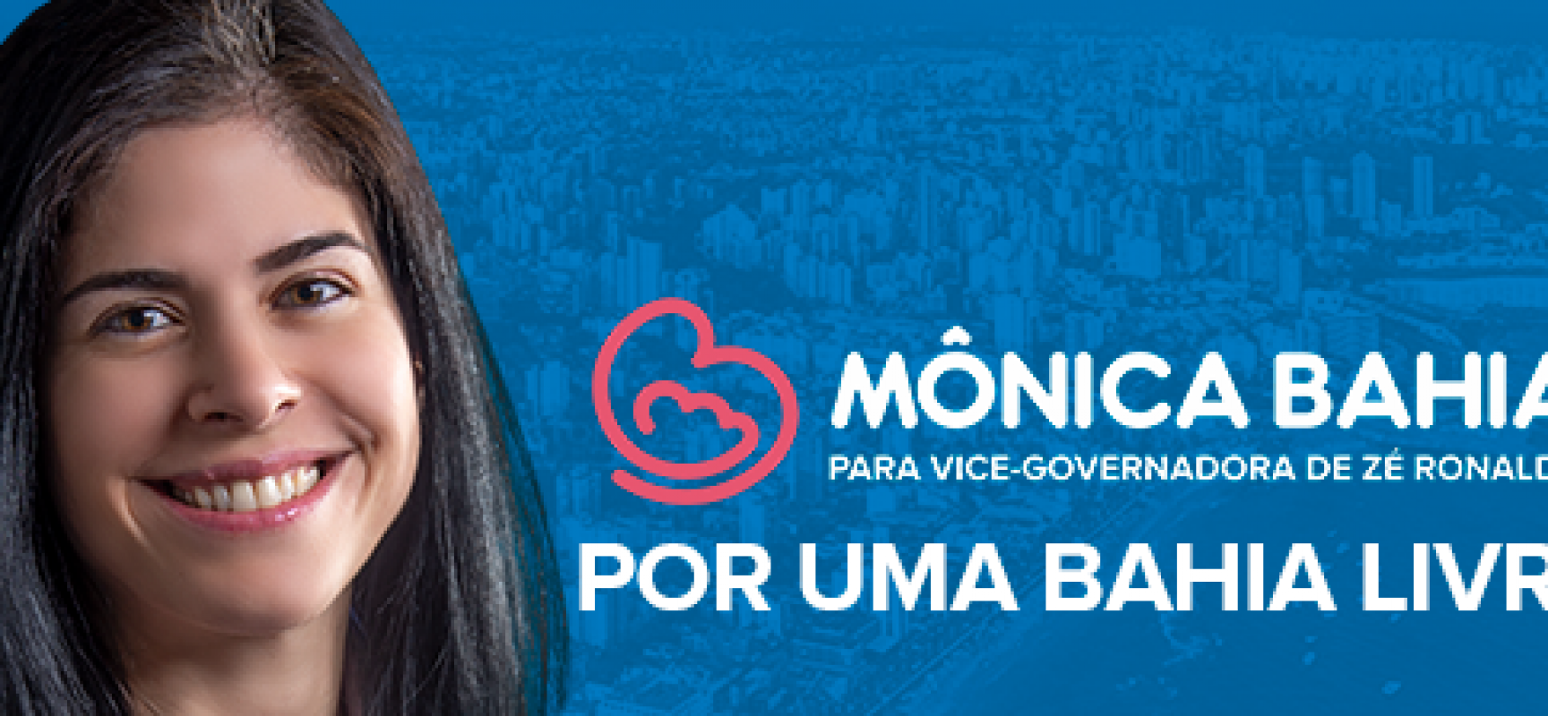 Candidata a vice de Zé Ronaldo, Mônica Bahia, no eixo Ilhéus/Itabuna nesta 5ª e 6ª feira