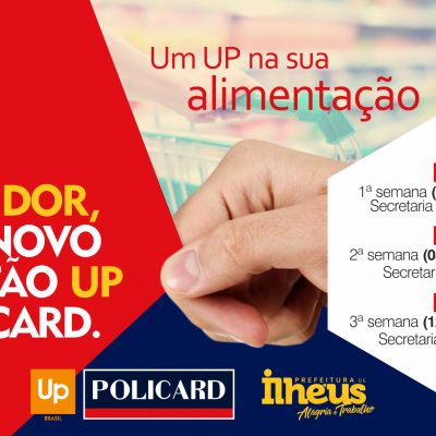 Servidores Municipais de Ilhéus recebem novo cartão vale-alimentação Up Policard