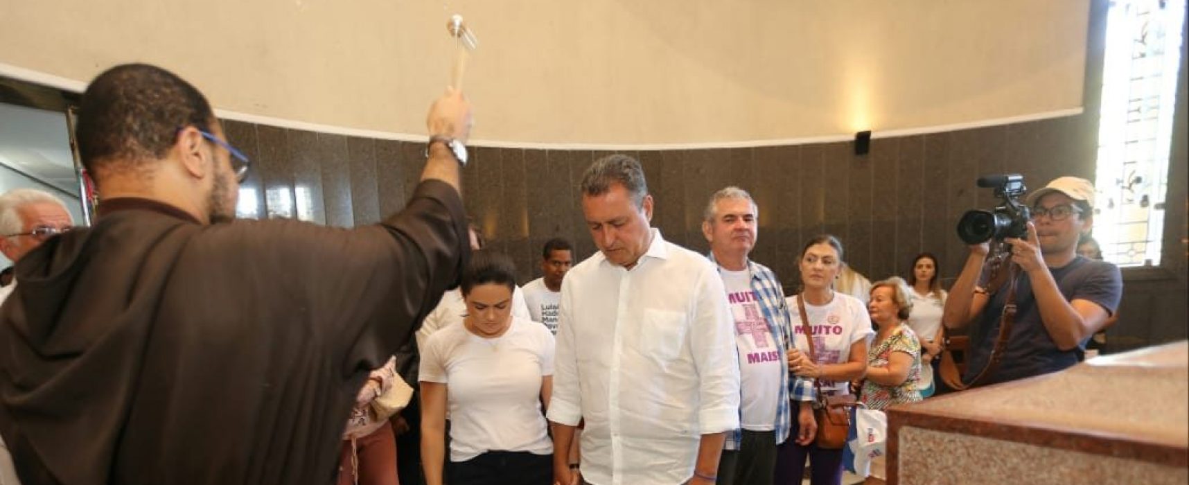 Em Salvador, Rui recebe bênçãos no Santuário de Irmã Dulce e pede paz