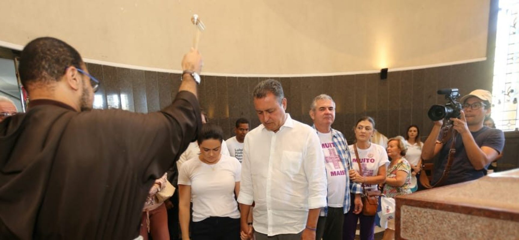Em Salvador, Rui recebe bênçãos no Santuário de Irmã Dulce e pede paz