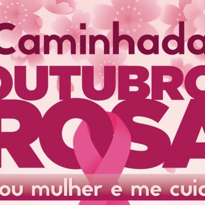Mais de 300 pessoas participaram da caminhada de encerramento do Outubro Rosa em Una