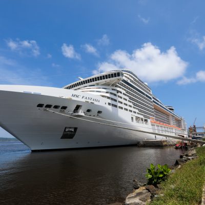 Mais de três mil turistas desembarcam em Ilhéus no início da temporada de cruzeiros