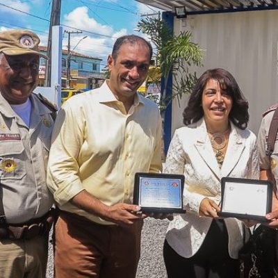Prefeito participa da inauguração da nova sede da PM no bairro Teotônio Vilela