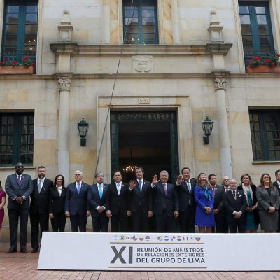 Grupo de Lima defende eleições na Venezuela e rejeita intervenção