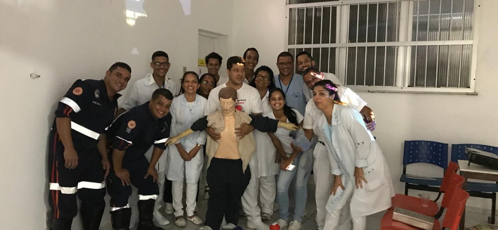 Samu realiza treinamento para funcionários do Banco de Sangue do Hospital São José