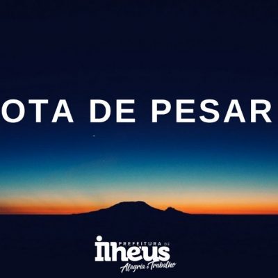 NOTA DE PESAR – DR. JOÃO HYGINO FILHO