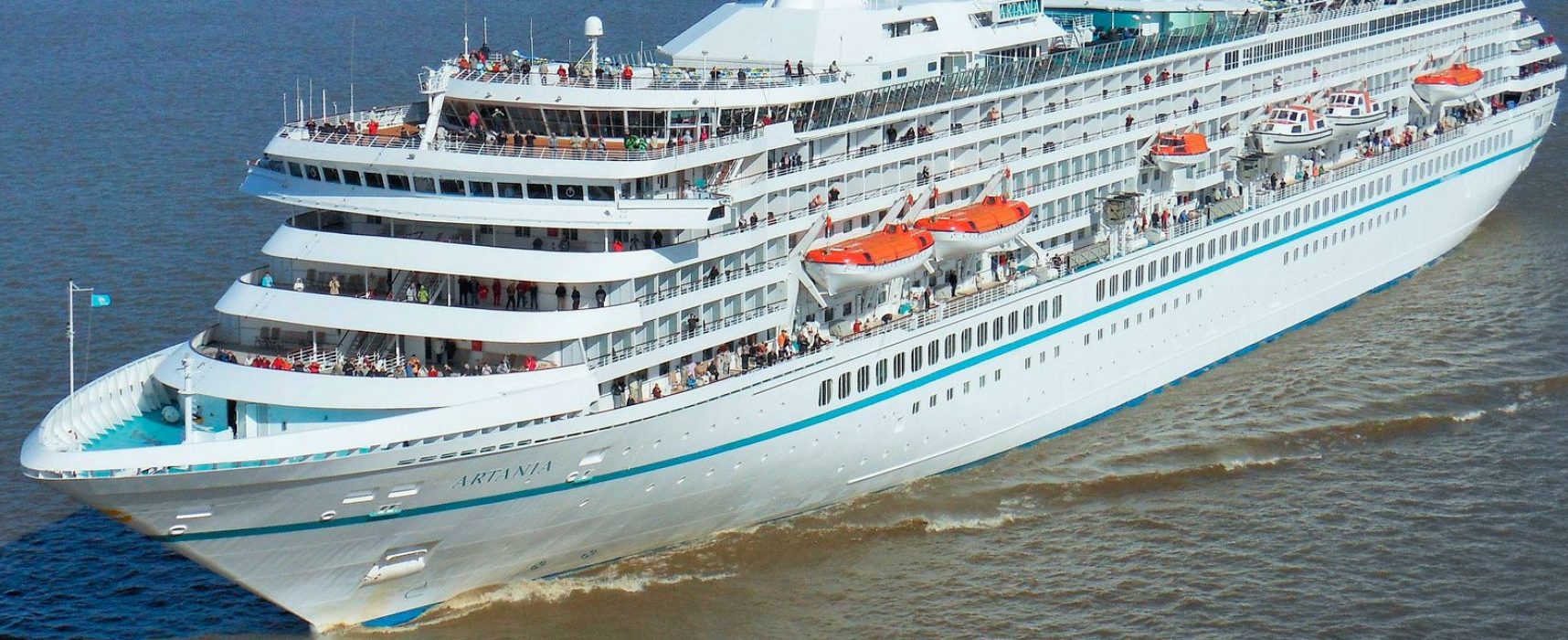 Navio Artania encerra temporada de Cruzeiros marítimos em Ilhéus