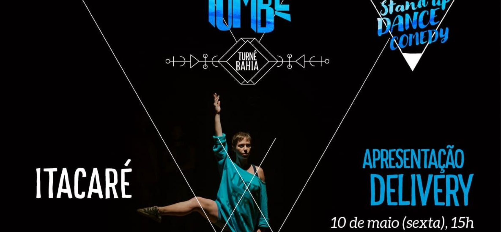 Espetáculo de dança “Tombé” será apresentado gratuitamente em Itacaré