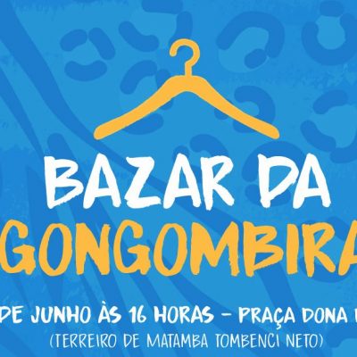 ONG Gongombira promove bazar neste sábado, em Ilhéus