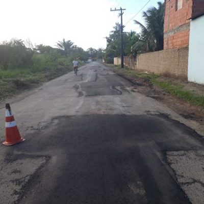 Bairro São Miguel recebe requalificação asfáltica após indicação do vereador Reynaldo Oliveira