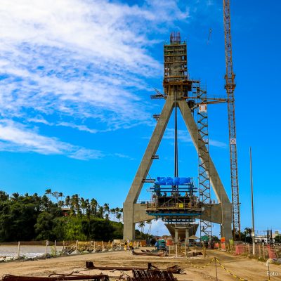 Comissão visita nova ponte e acompanha avanços físicos da obra