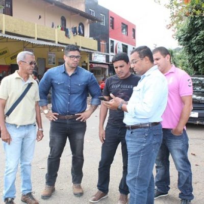 Fabrício Nascimento solicita rotatória entre ruas do bairro Malhado.
