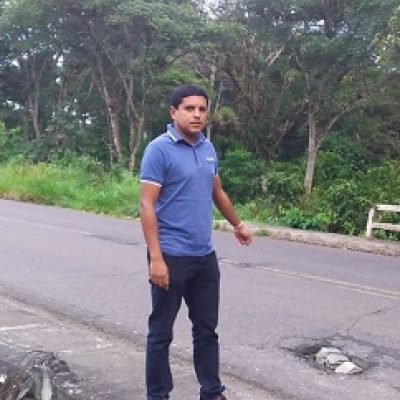 Fabrício Nascimento cobra conserto de ponte na BA 262