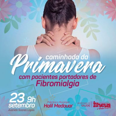 Policlínica Municipal realiza caminhada em apoio aos portadores de fibromialgia