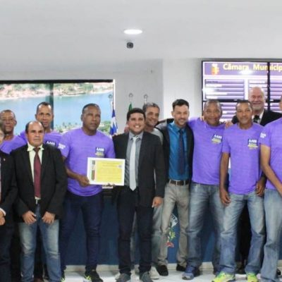 Equipe de futebol Sênior da AABB é homenageada na Câmara de Ilhéus