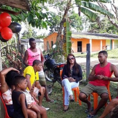 Lu Cerqueira continua visitando comunidades e ouvindo reclames da sociedade