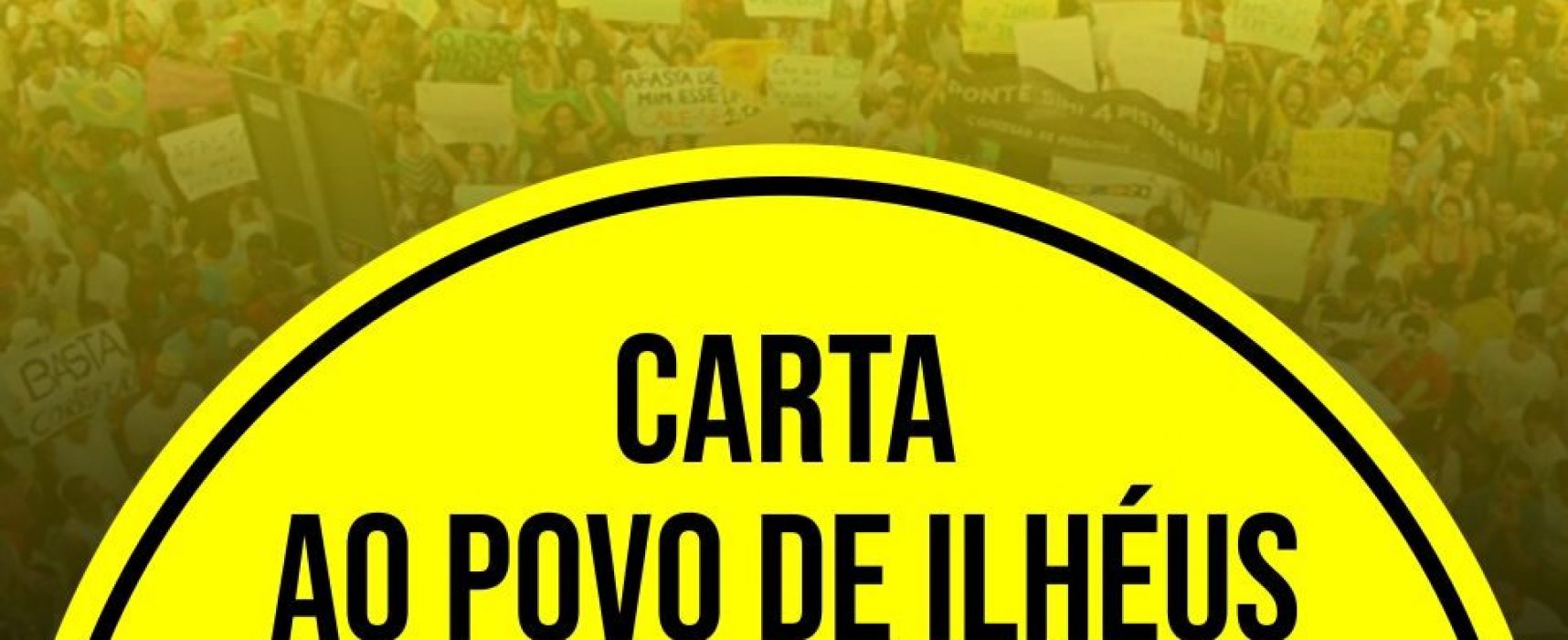 PSOL: Carta ao Povo de Ilhéus
