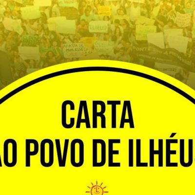 PSOL: Carta ao Povo de Ilhéus