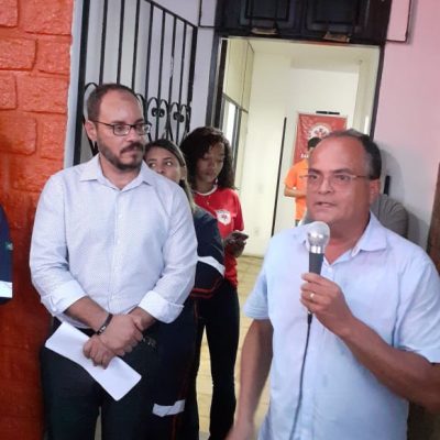 Ivo Evangelista participa de cerimônia de entrega de ambulâncias para o Samu
