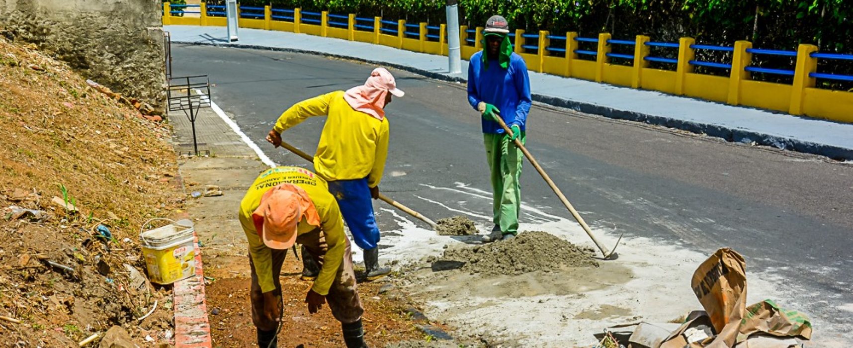 Obras de melhorias são realizadas no Outeiro em Ilhéus