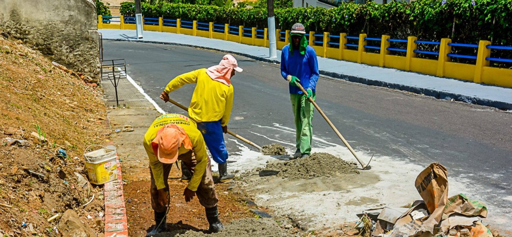 Obras de melhorias são realizadas no Outeiro em Ilhéus