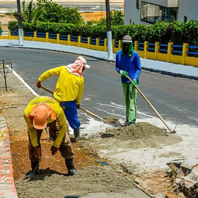 Obras de melhorias são realizadas no Outeiro em Ilhéus