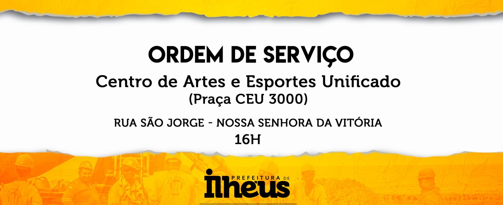 Prefeitura retomará obras de construção da Praça CEU em Ilhéus