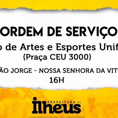 Prefeitura retomará obras de construção da Praça CEU em Ilhéus