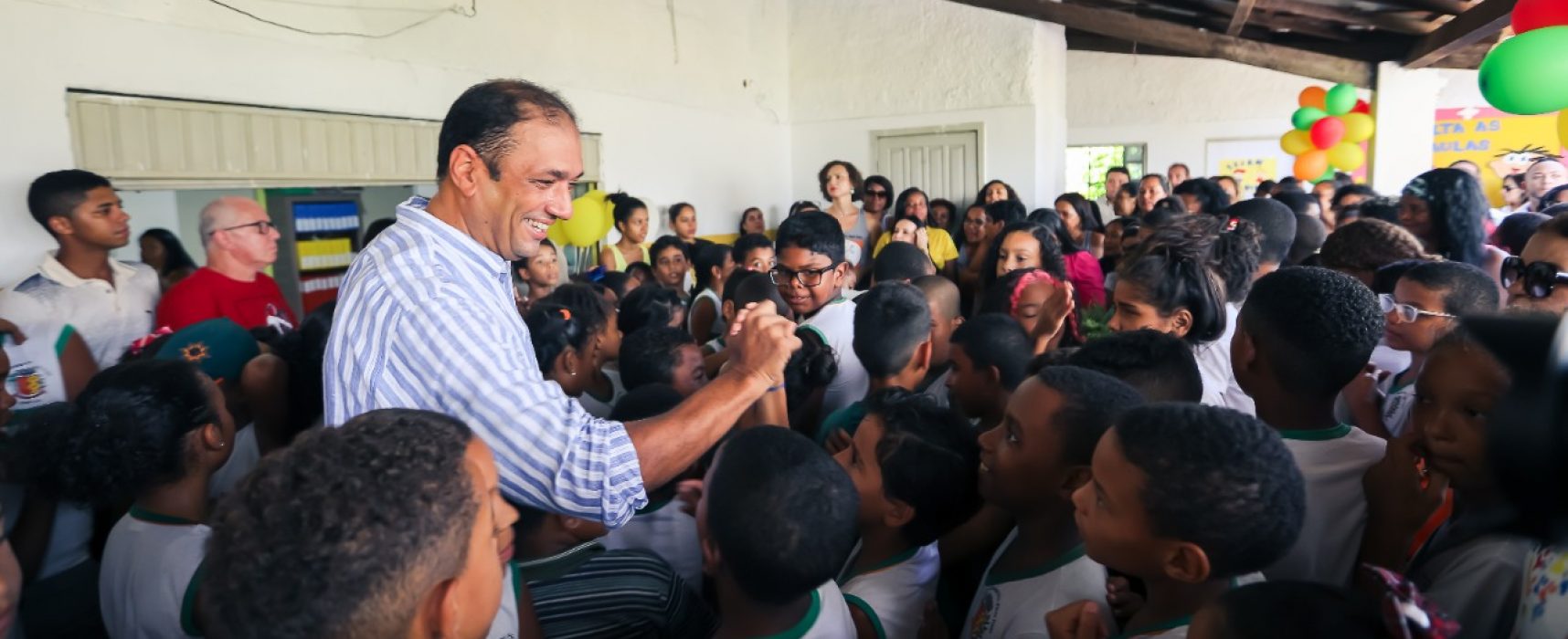 Assinada ordem de serviço para reforma da Escola Paulo Freire